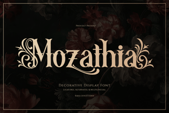Mozathia Font for Creative Designs