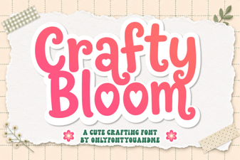 Introducing the Crafty Bloom Font for Creative Projects