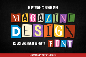 Font Selection for a Creative Magazine Layout
