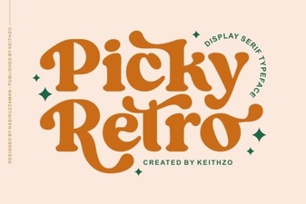 Vintage Retro Fonts for Modern Projects