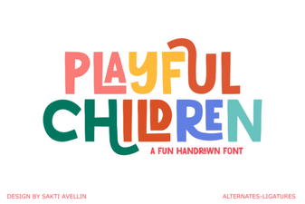 Creative Fonts for Playful Projects and Designs