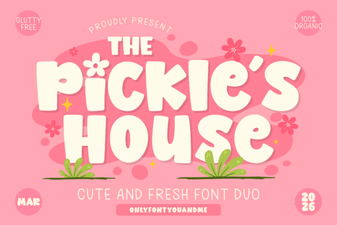 The Pickles House Font: a Playful Typographic Companion
