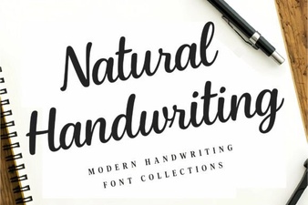 Natural Handwriting Fonts for Authentic Design Projects
