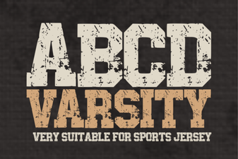 Abcd Varsity Font for Sports & Creative Projects